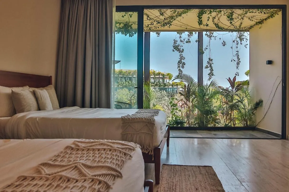 Lux Apartment Free Beach Shuttle,Gym,Private Pool 图卢姆 墨西哥