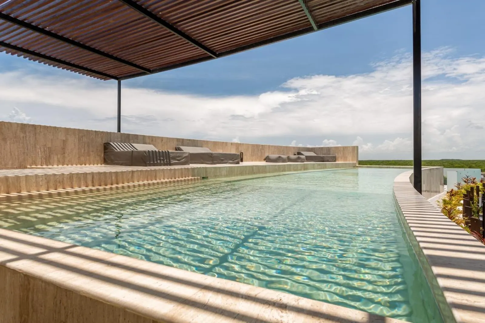 Lux Apartment Free Beach Shuttle,Gym,Private Pool 图卢姆 墨西哥